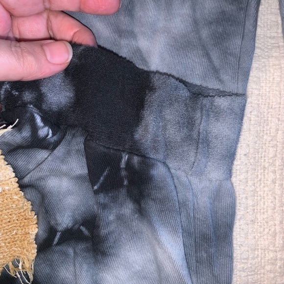 Black Cloud Tie Dye French Terry Sweatpants - Picture 12 of 13
